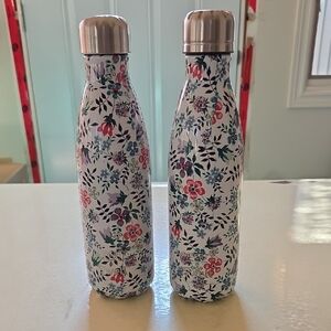 Swell Water Bottles From Starbucks With Liberty Fabric Print.